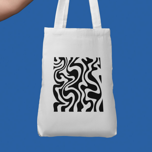 Abstract Print Tote Bag