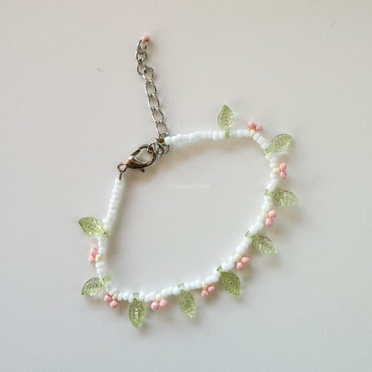 Pastel Pink Tulip Bracelet